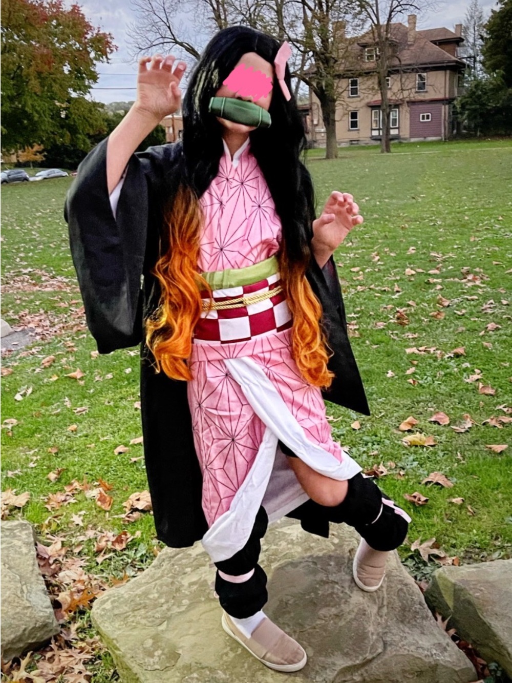 Nezuko Kamado Costume; Demon Slayer: Kimetsu no Yaiba
